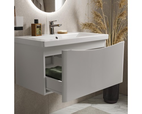 Тумба под раковину Vigo Glem 80 337 подвесная цвет Белый