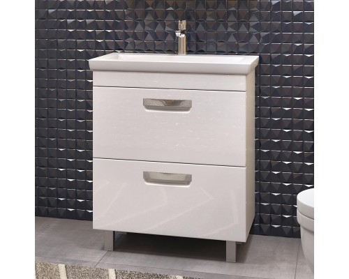 Тумба под раковину Vigo Plaza 70 tn.PLA.COM.70.2Y цвет Белый