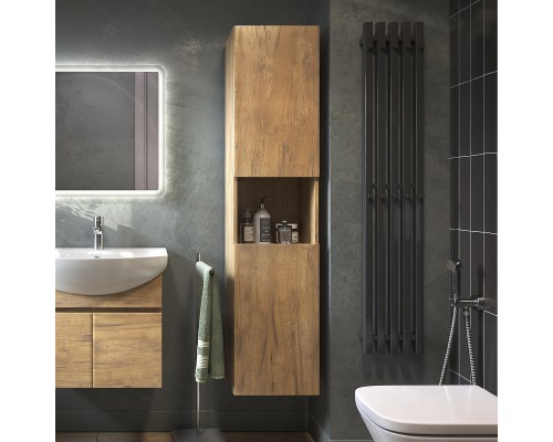 Шкаф пенал Vigo Wing 35 pp.WIN.35 подвесной цвет Дуб золотой