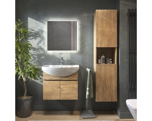 Шкаф пенал Vigo Wing 35 pp.WIN.35 подвесной цвет Дуб золотой