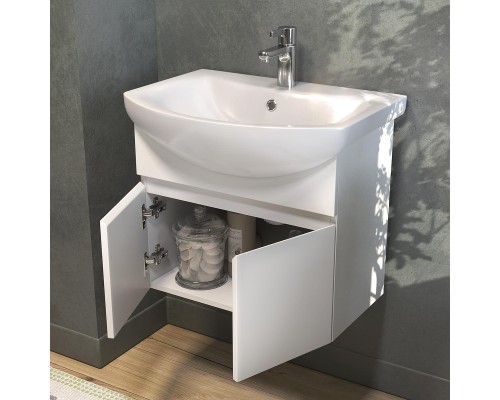 Тумба под раковину Vigo Wing 60 tp.WIN.BAL.60.2D подвесная цвет Белый