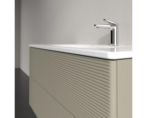 Тумба под раковину Villeroy&Boch Antao 100 L05100HK подвесная с подсветкой цвет Stone Grey Matt Lacquer