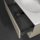 Тумба под раковину Villeroy&Boch Antao 100 L05100HK подвесная с подсветкой цвет Stone Grey Matt Lacquer