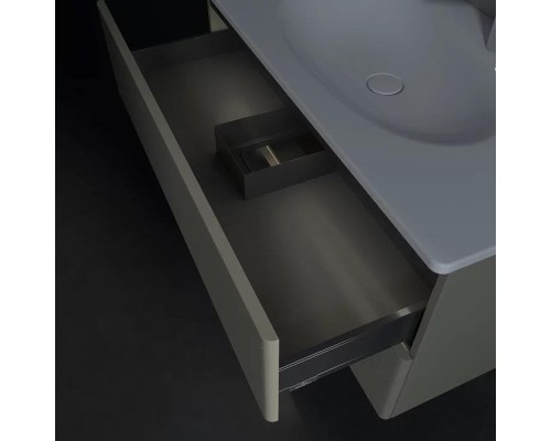 Тумба под раковину Villeroy&Boch Antao 100 L05100HK подвесная с подсветкой цвет Stone Grey Matt Lacquer