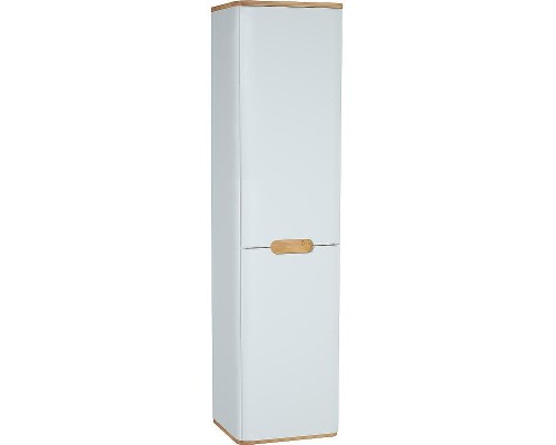 Шкаф пенал Vitra Sento 40 R 60842 подвесной с бельевое корзиной Белый матовый