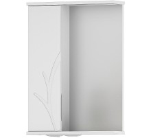 Зеркало со шкафом Volna Adel 50 L zsADEL50.L-01 с подсветкой Белое
