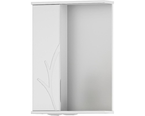 Зеркало со шкафом Volna Adel 50 L zsADEL50.L-01 с подсветкой Белое