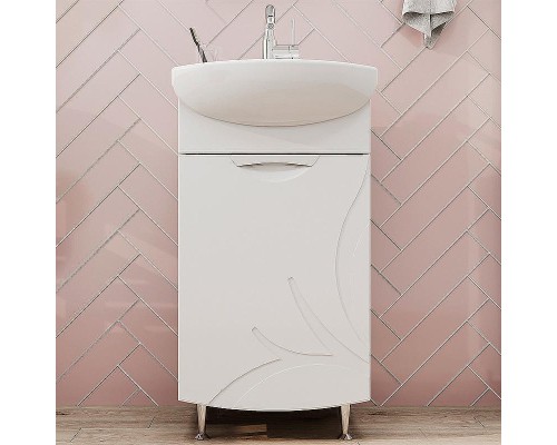 Тумба под раковину Volna Adel 45.1D tnADEL45.1D-01 Белая