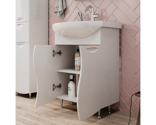 Тумба под раковину Volna Adel 70.2D tnADEL70.2D-01 Белая