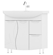 Тумба под раковину Volna Adel 80 2D.2Y tnADEL80.2D.2Y-01 Белая
