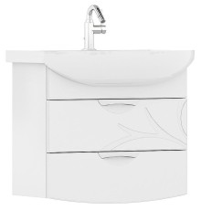 Тумба под раковину Volna Adel 70.2Y tpADEL70.2Y-01 подвесная Белая