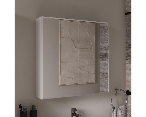 Зеркальный шкаф Volna Geometry 70 szGEOMETRY70 цвет Белый