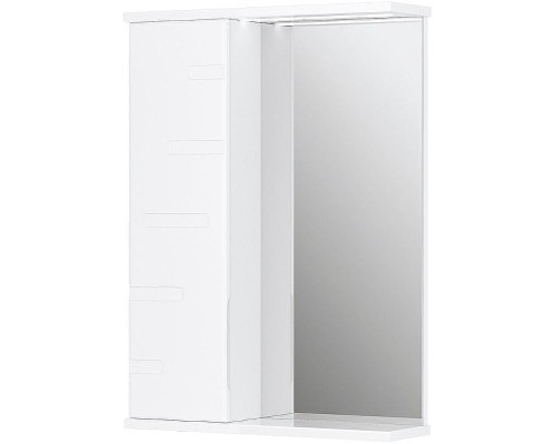 Зеркало со шкафом Volna Joli 50 L zsJOLI50.L-01 с подсветкой Белое