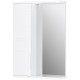 Зеркало со шкафом Volna Joli 50 L zsJOLI50.L-01 с подсветкой Белое