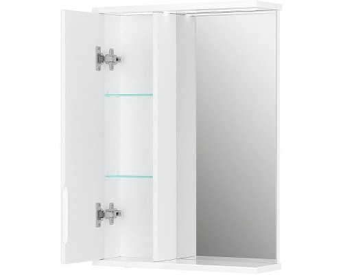 Зеркало со шкафом Volna Joli 50 L zsJOLI50.L-01 с подсветкой Белое