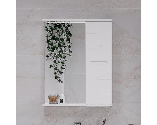 Зеркало со шкафом Volna Joli 50 R zsJOLI50.R-01 с подсветкой Белое
