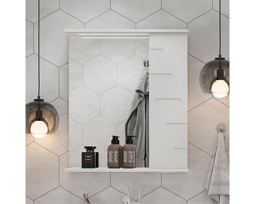 Зеркало со шкафом Volna Joli 60 R zsJOLI60.R-01 с подсветкой Белое