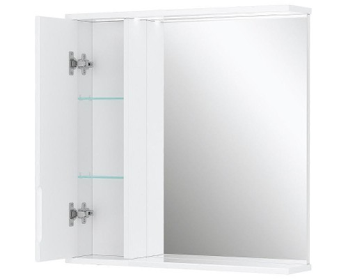 Зеркало со шкафом Volna Joli 70 L zsJOLI70.L-01 с подсветкой Белое
