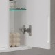 Зеркало со шкафом Volna Lake 80 L zsLAKE80.L-01 с подсветкой Белое