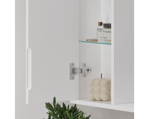 Зеркало со шкафом Volna Lake 80 L zsLAKE80.L-01 с подсветкой Белое