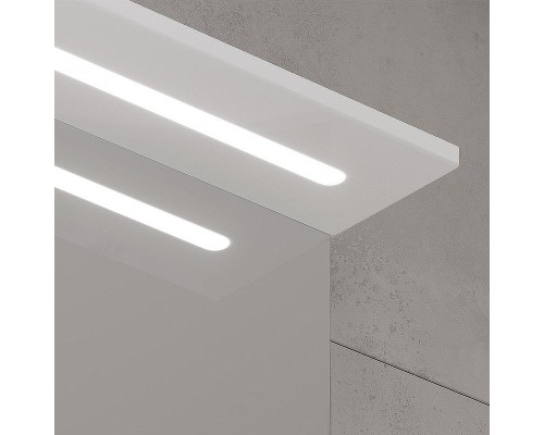 Зеркало со шкафом Volna Lake 80 L zsLAKE80.L-01 с подсветкой Белое