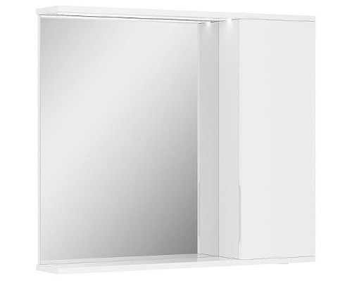 Зеркало со шкафом Volna Lake 80 R zsLAKE80.R-01 с подсветкой Белое
