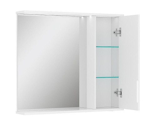 Зеркало со шкафом Volna Lake 80 R zsLAKE80.R-01 с подсветкой Белое