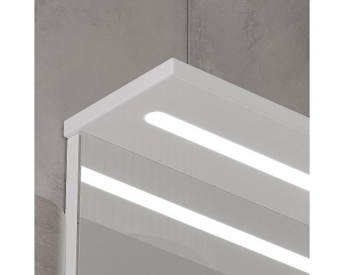 Зеркало со шкафом Volna Lake 80 R zsLAKE80.R-01 с подсветкой Белое