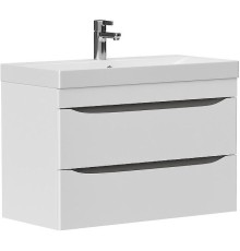 Тумба под раковину Volna Lake 80.2Y tpLAKE80.2Y-01 подвесная Белая