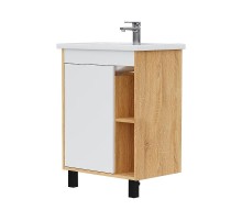 Тумба под раковину Volna Osmond 60 tnOSMOND60.1D-04 цвет Белый Дуб сонома