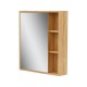 Зеркальный шкаф Volna Osmond 60 szOSMOND60 цвет Дуб сонома