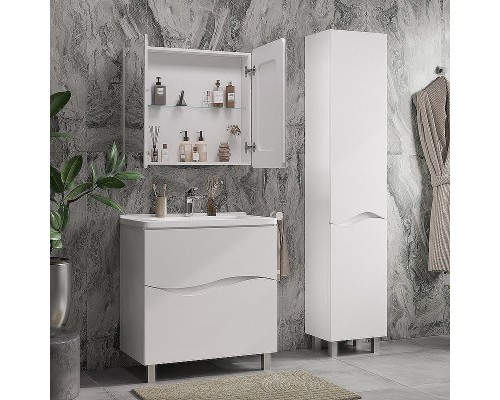 Зеркальный шкаф Volna 80 szVLN80-06 Белый