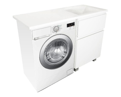 Тумба с раковиной Эстет Dallas Luxe 100 R ФР-00002316 Белая