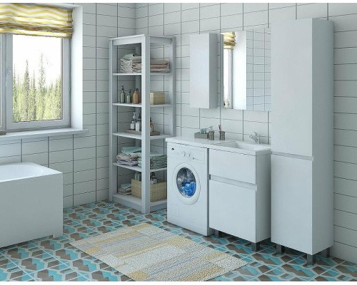 Тумба с раковиной Эстет Dallas Luxe 100 R ФР-00002316 Белая