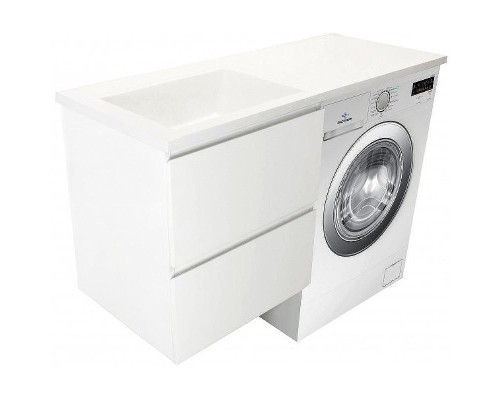 Тумба с раковиной Эстет Dallas Luxe 115 L ФР-00002296 подвесная Белая