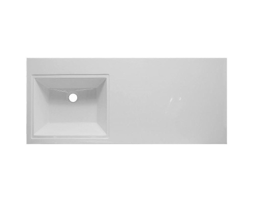 Тумба с раковиной Эстет Dallas Luxe 115 L ФР-00002296 подвесная Белая