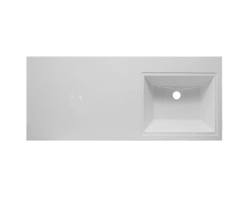 Тумба с раковиной Эстет Dallas Luxe 120 R ФР-00001923 Белая