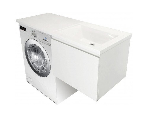 Тумба с раковиной Эстет Dallas Luxe 120 R ФР-00001926 подвесная Белая