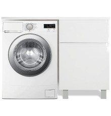 Тумба с раковиной Эстет Dallas Luxe 130 R ФР-00002268 Белая