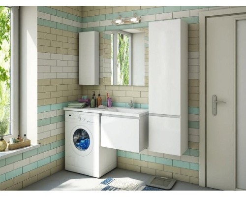 Шкаф пенал Эстет Dallas Luxe 40 R ФР-00001946 подвесной Белый