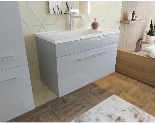 Тумба с раковиной Эстет Elin 80 ФР-00003349 подвесная Белая