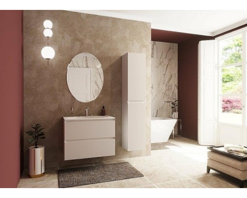 Шкаф пенал Эстет Malta 35 R ФР-00007062 подвесной Белый