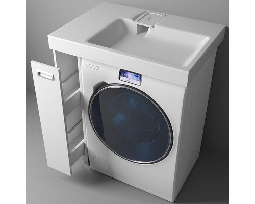 Тумба с раковиной Эстет Riga Luxe L 80 ФР-00009660 Белая