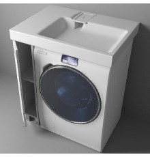 Тумба с раковиной Эстет Riga Luxe R 80 ФР-00009657 Белая