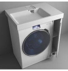 Тумба с раковиной Эстет Riga Luxe L 80 ФР-00009658 Белая