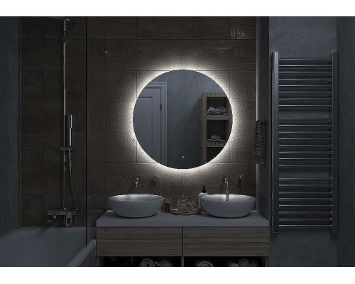 Зеркало Континент Ajour D 800 ЗЛП590 с подсветкой с сенсорным выключателем