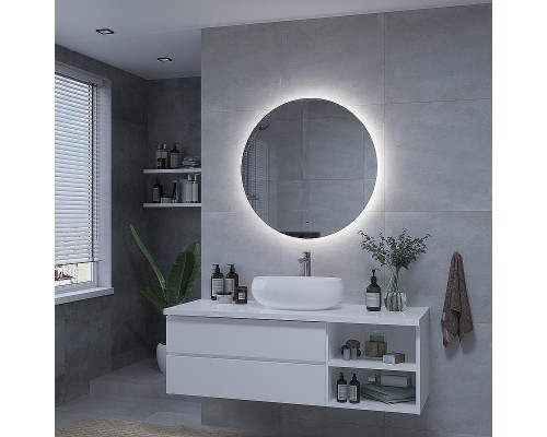 Зеркало Континент Ajour D 800 ЗЛП590 с подсветкой с сенсорным выключателем