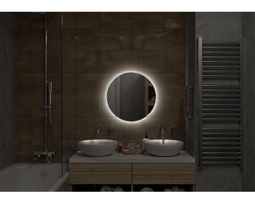 Зеркало Континент Ajour D 550 ЗЛП528 с подсветкой с бесконтактным выключателем