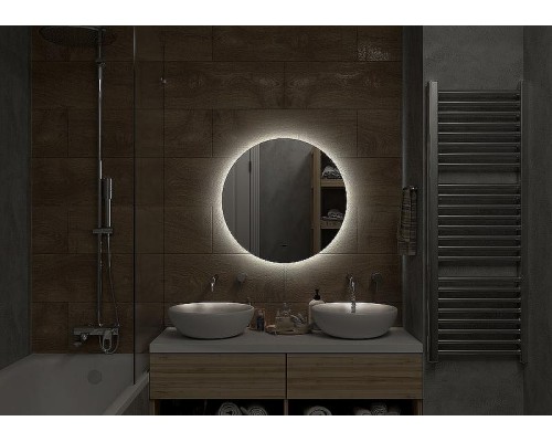 Зеркало Континент Ajour D 645 ЗЛП399 с подсветкой с бесконтактным выключателем