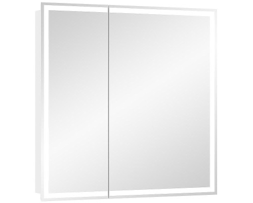 Зеркальный шкаф Континент Allure LED 80 МВК045 с подсветкой Белый